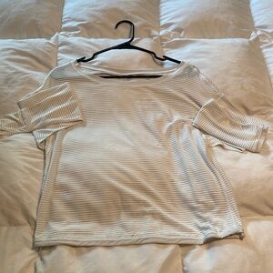 Lululemon white long sleeve sheer top size 6